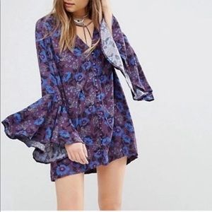 Free People Floral Tunic